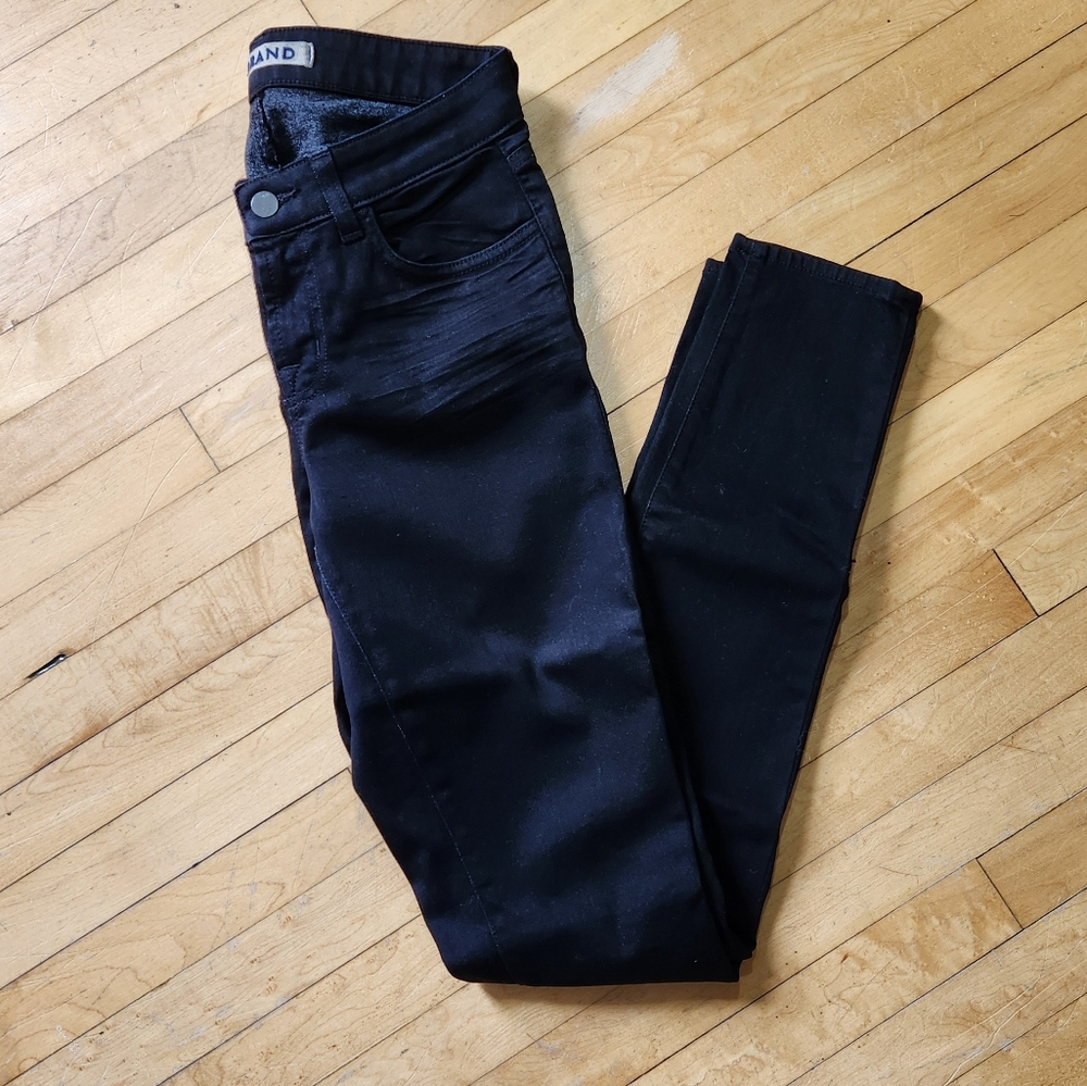 J Brand Black Straight Leg Jeans